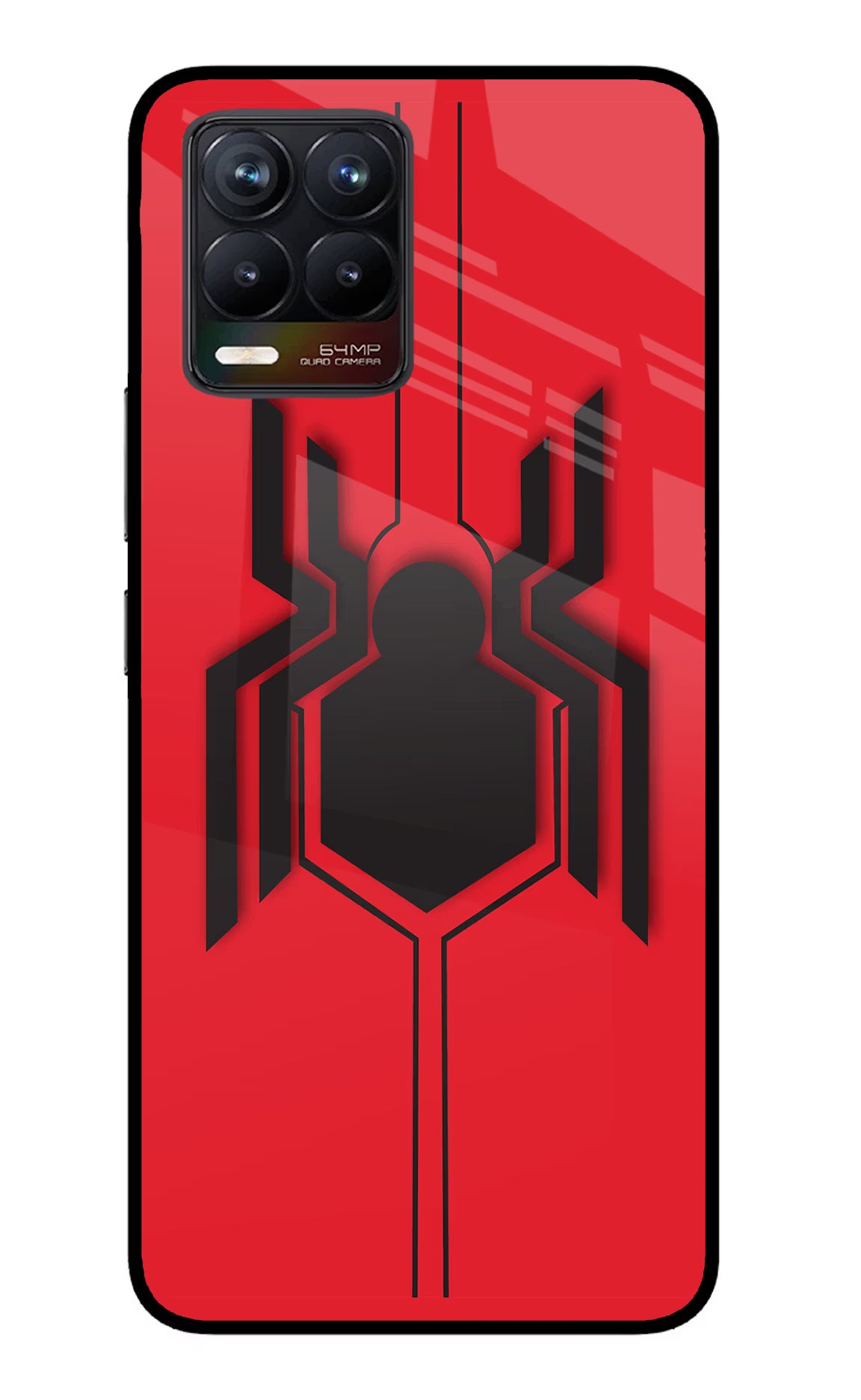 Spider Realme 8/8 Pro (not 5G) Glass Case Back Cover by Casekaro