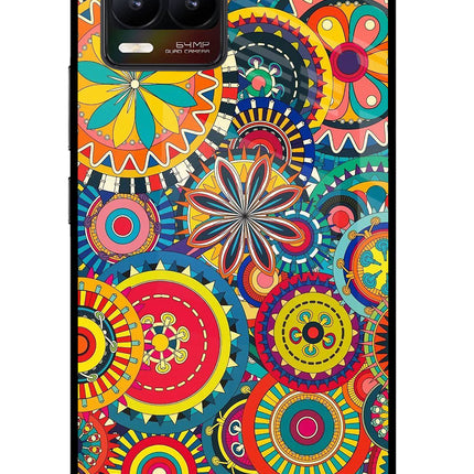 Gol Gol Art Realme 8/8 Pro (not 5G) Glass Case