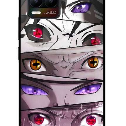 Naruto Anime Realme 8/8 Pro (not 5G) Glass Case Back Cover by Casekaro