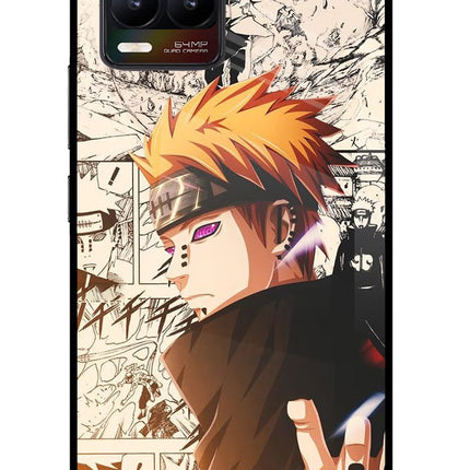 Pain Anime Realme 8/8 Pro (not 5G) Glass Case Back Cover by Casekaro