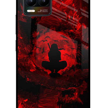 Itachi Uchiha Realme 8/8 Pro (not 5G) Glass Case Back Cover by Casekaro