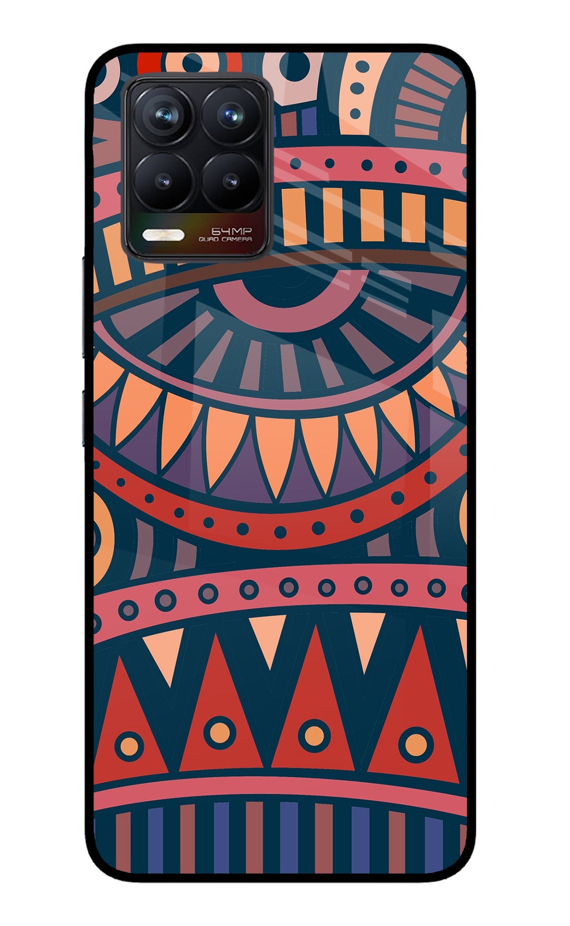 African Culture Design Realme 8/8 Pro (not 5G) Glass Case