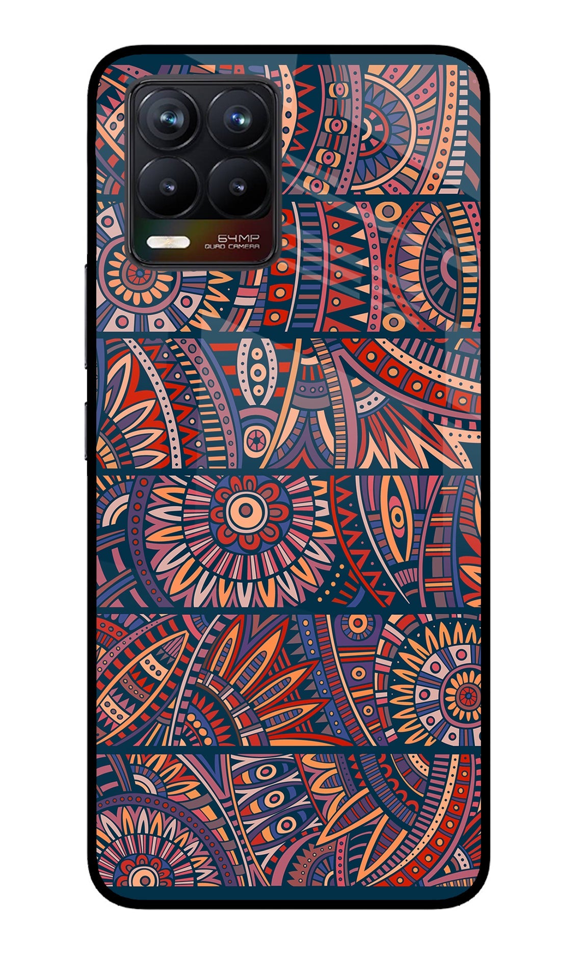 African Culture Design Realme 8/8 Pro (not 5G) Glass Case