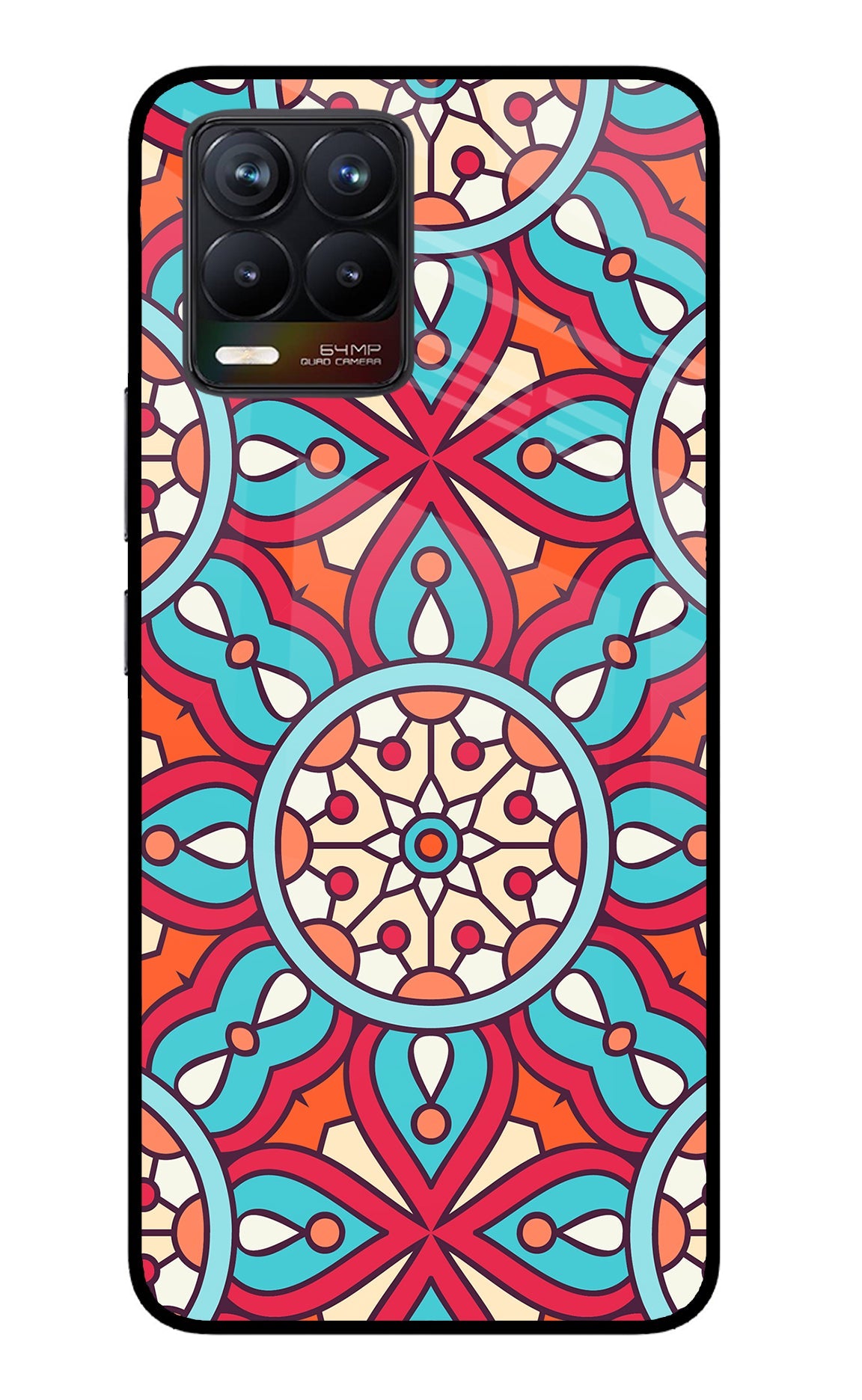 Mandala Geometric Realme 8/8 Pro (not 5G) Back Cover