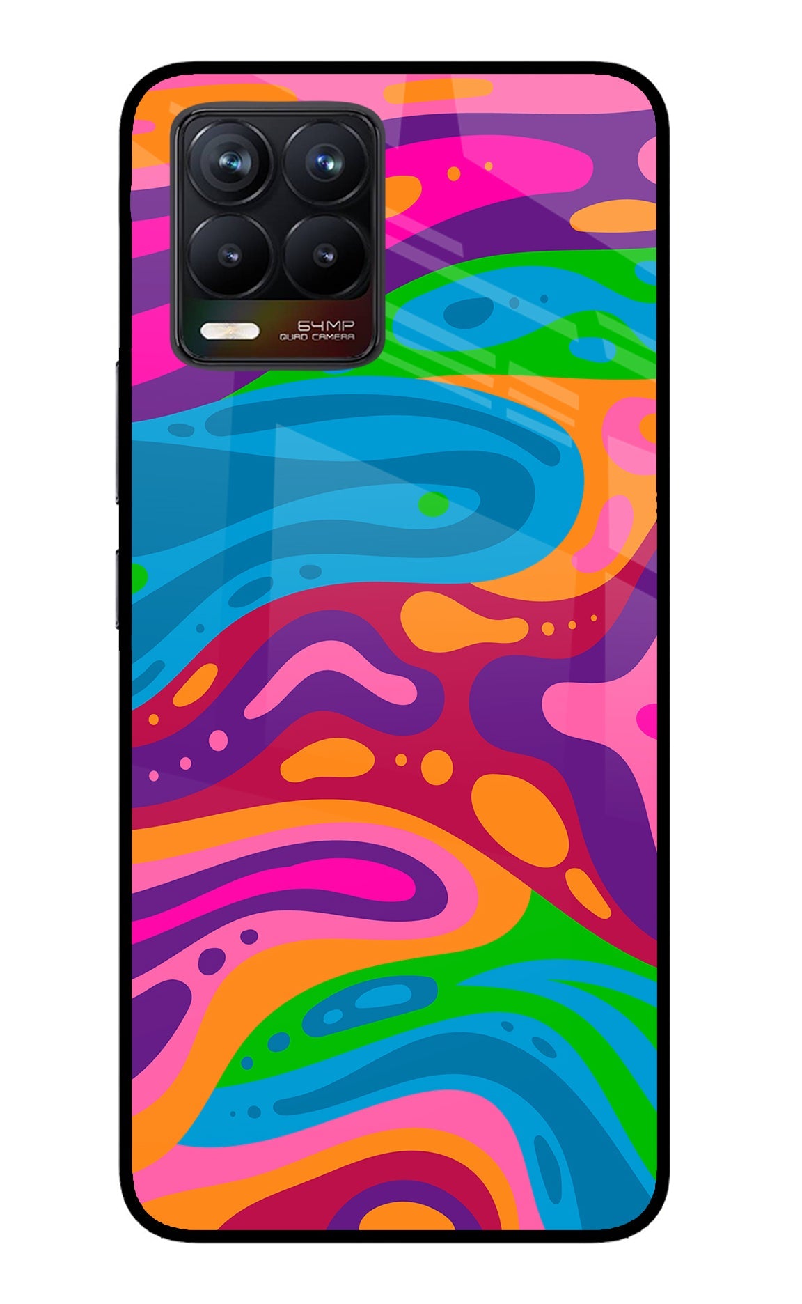 Trippy Pattern Realme 8/8 Pro (not 5G) Back Cover