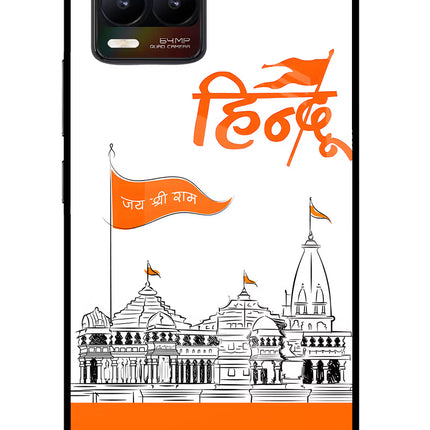 Jai Shree Ram Hindu Realme 8/8 Pro (not 5G) Glass Case Back Cover by Casekaro