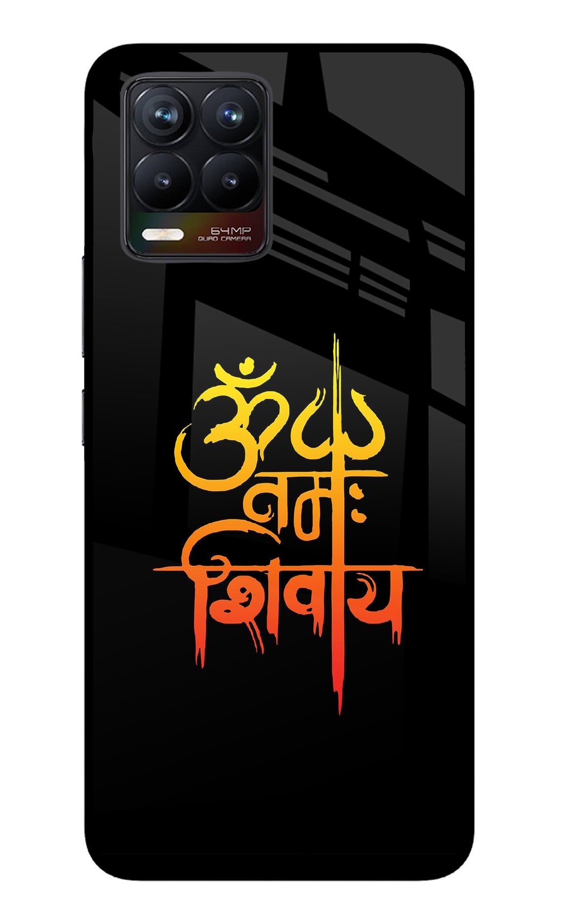 Om Namah Shivay Realme 8/8 Pro (not 5G) Glass Case