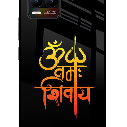 Om Namah Shivay Realme 8/8 Pro (not 5G) Glass Case Back Cover by Casekaro