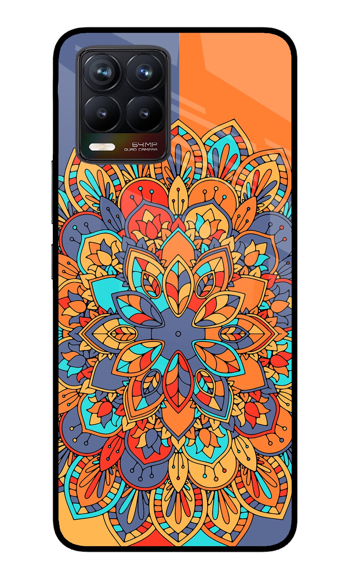 Color Mandala Realme 8/8 Pro (not 5G) Back Cover