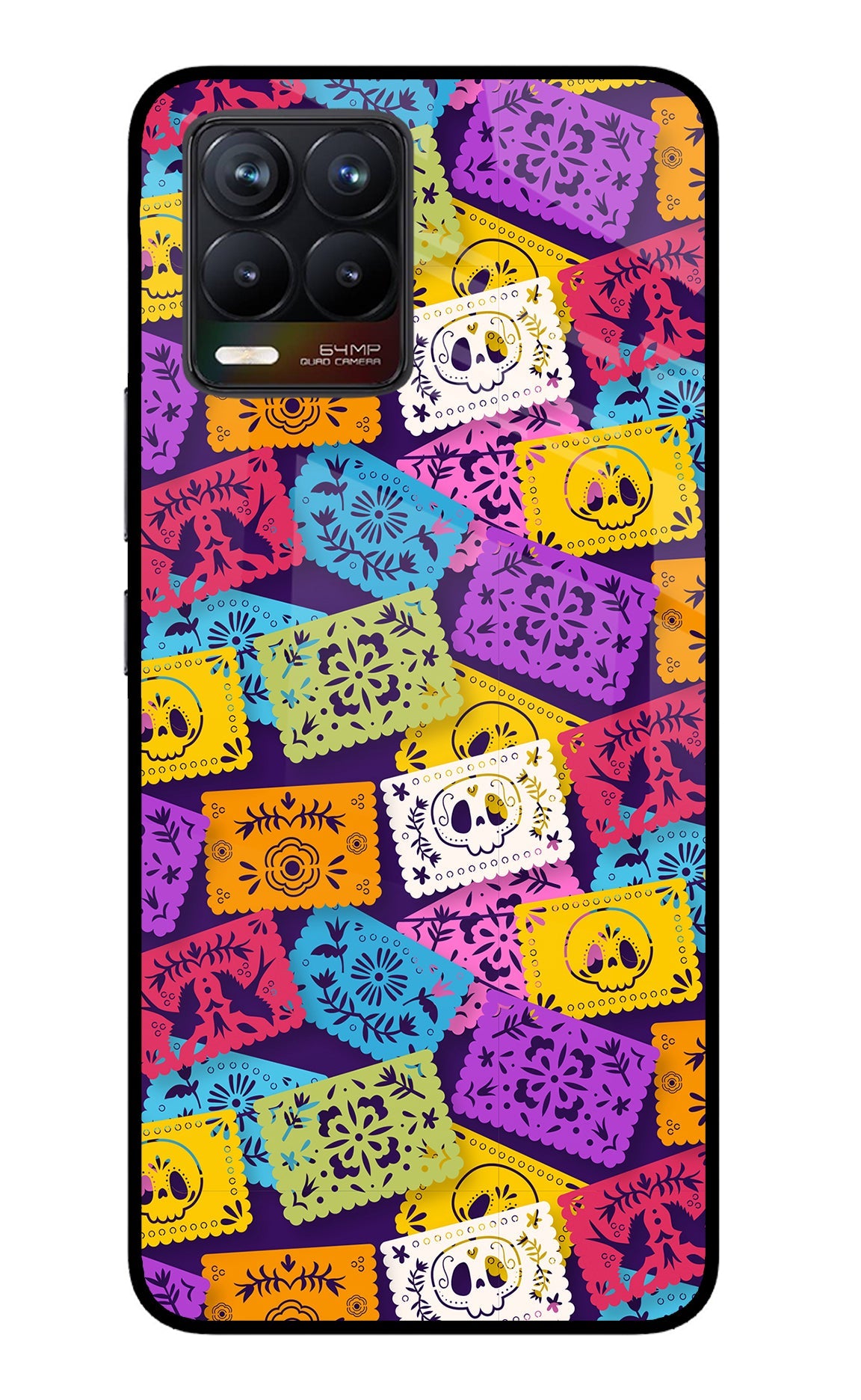 Mexican Pattern Realme 8/8 Pro (not 5G) Back Cover