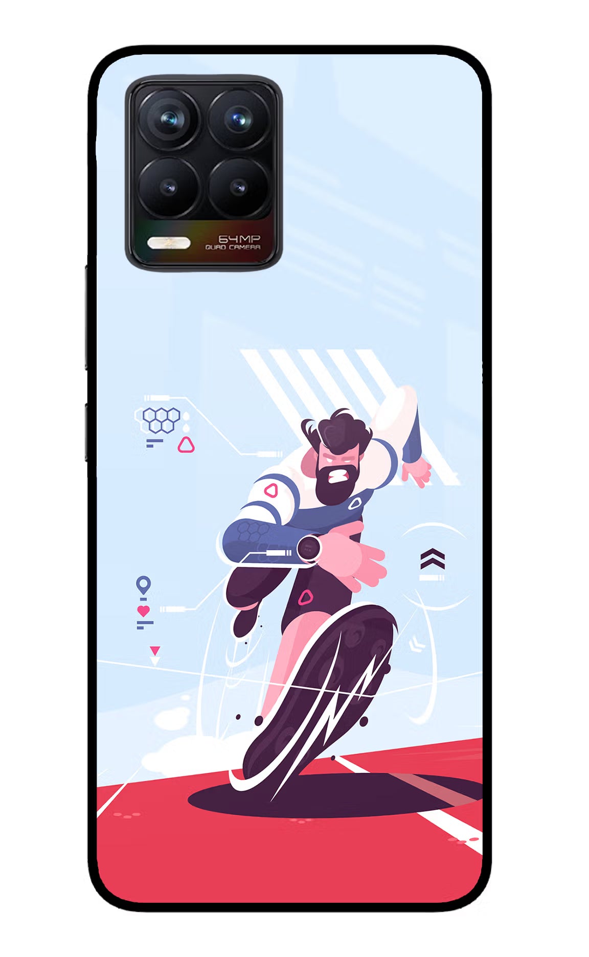 Run Pro Realme 8/8 Pro (not 5G) Glass Case