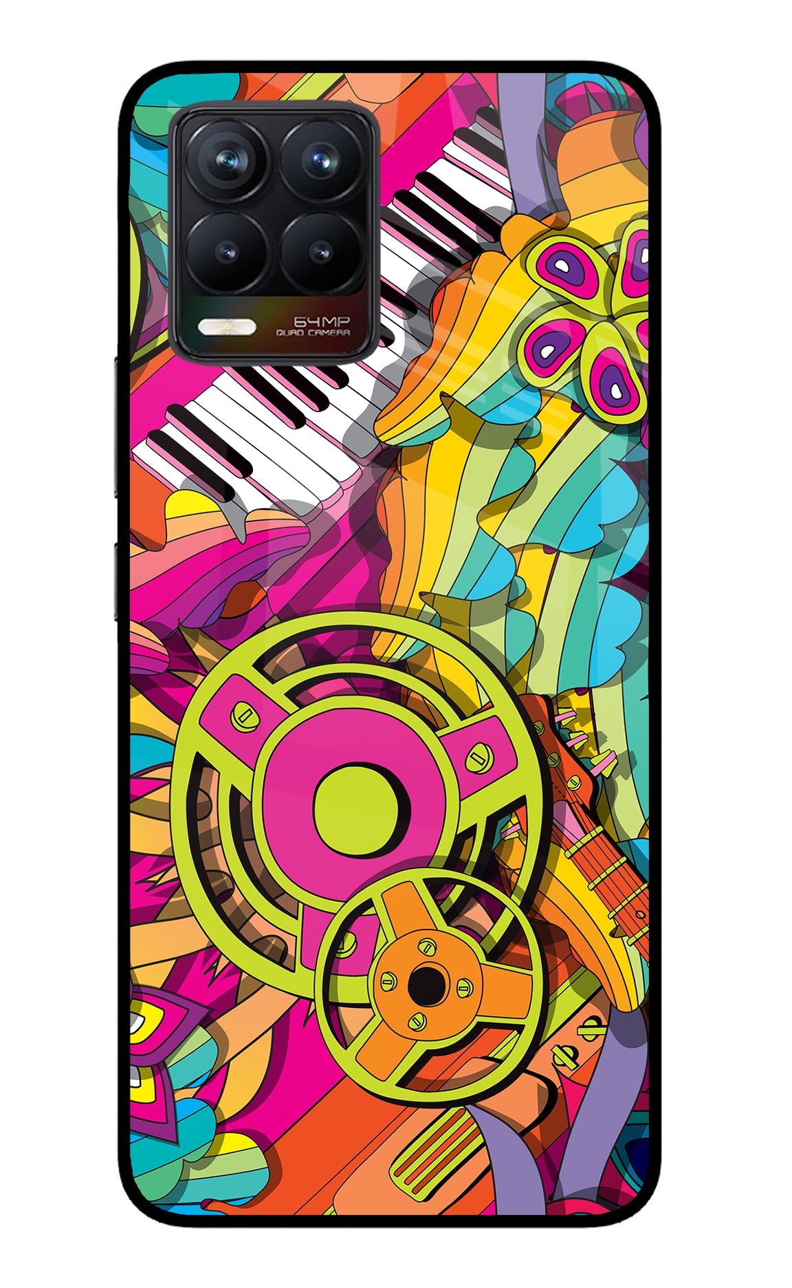 Music Doodle Realme 8/8 Pro (not 5G) Back Cover