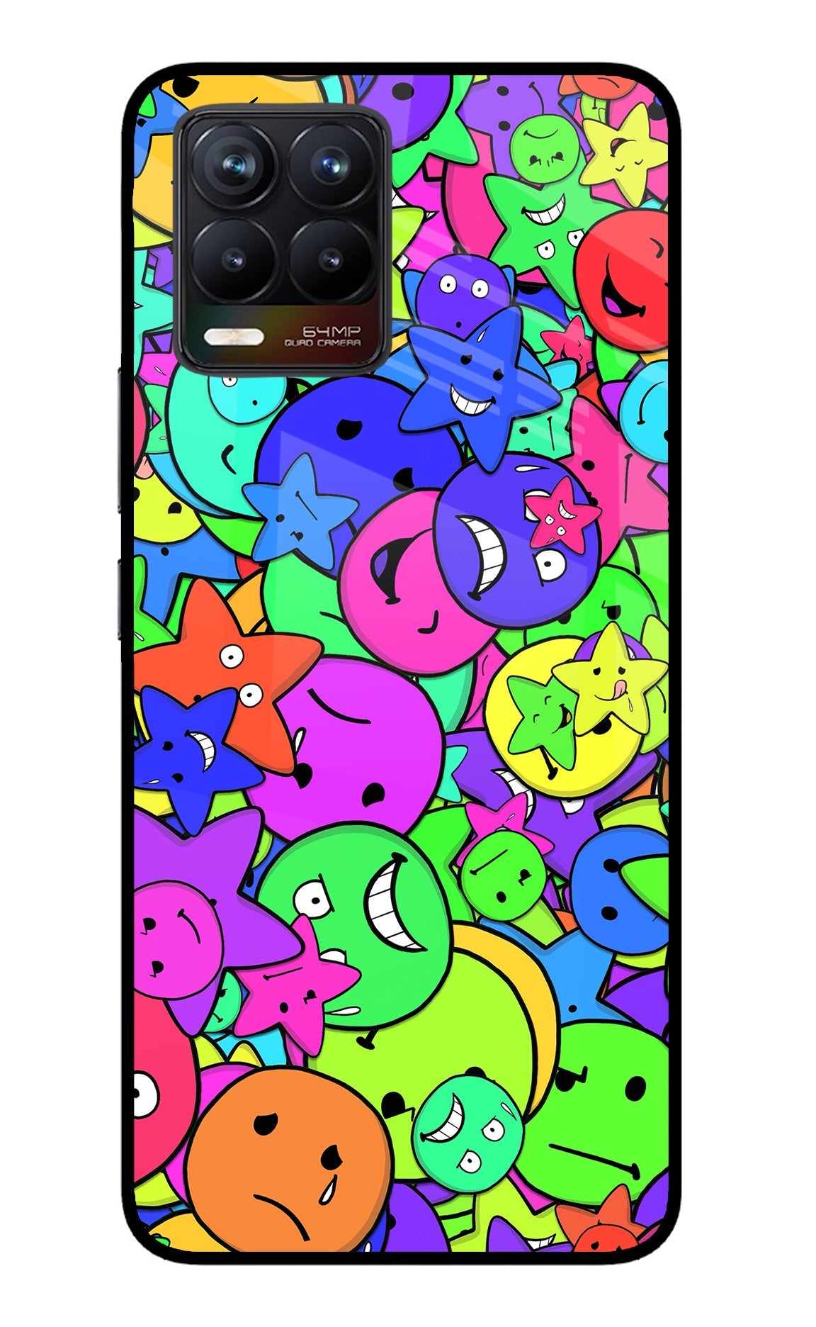 Fun Doodle Realme 8/8 Pro (not 5G) Glass Case