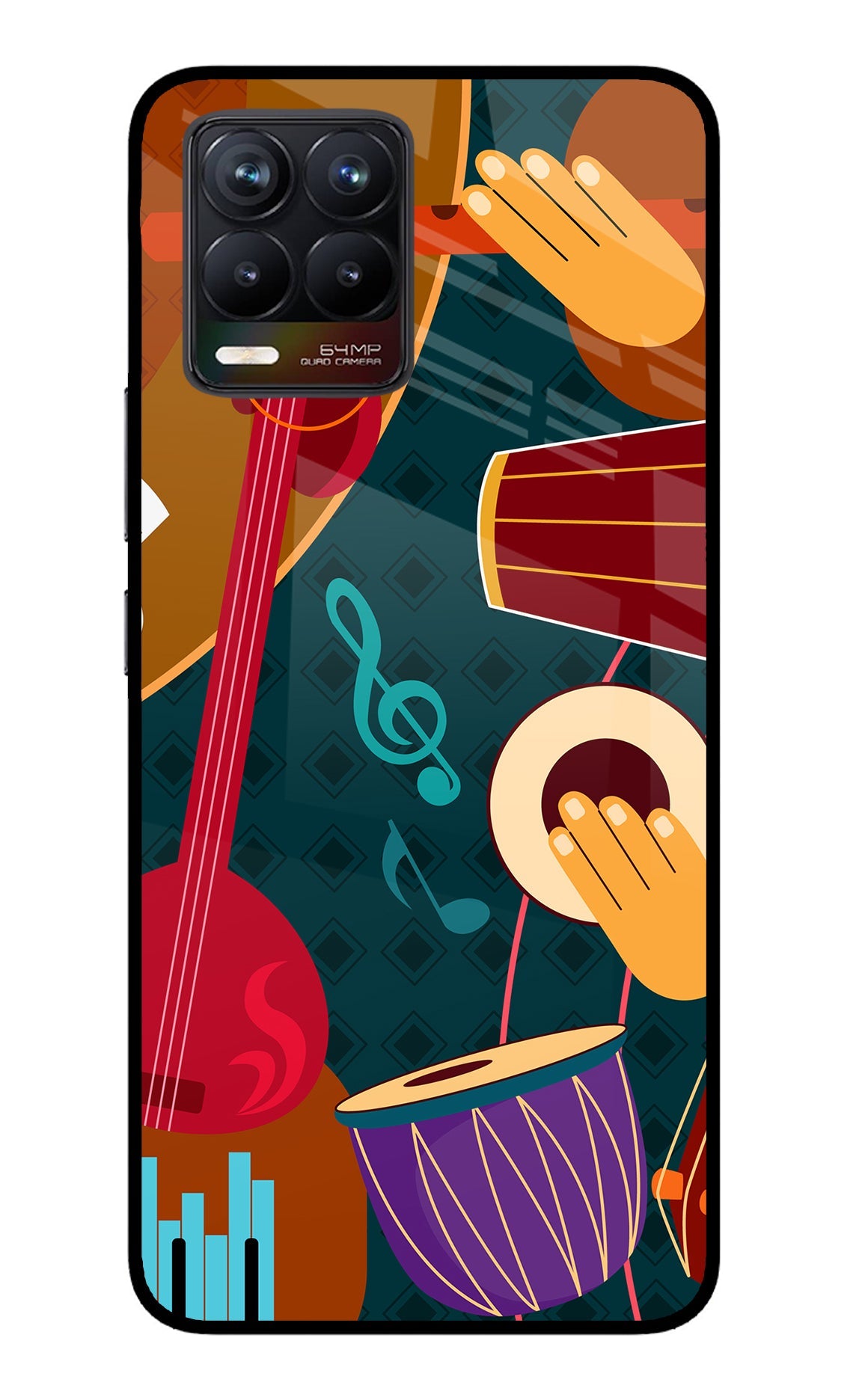 Music Instrument Realme 8/8 Pro (not 5G) Back Cover