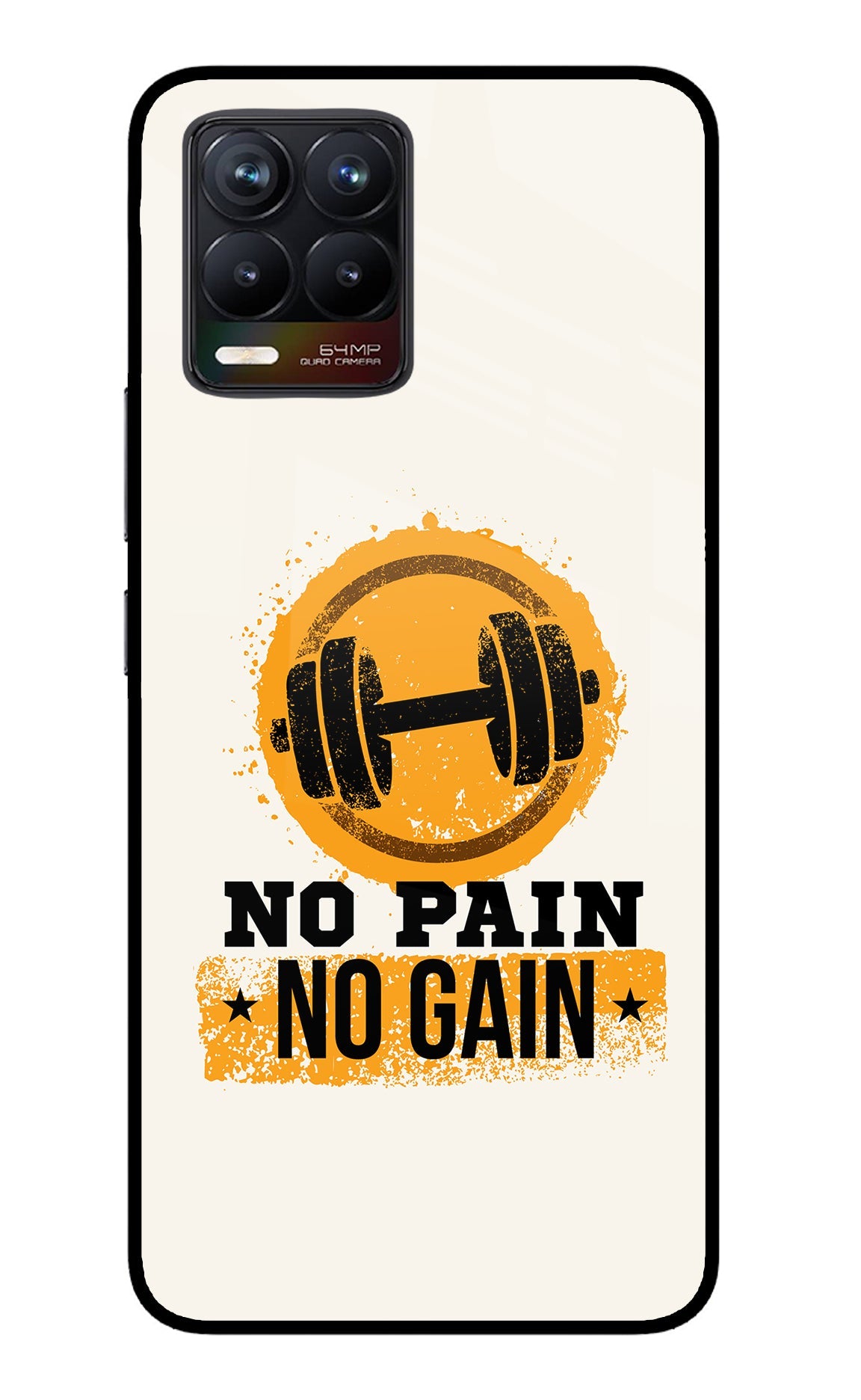 No Pain No Gain Realme 8/8 Pro (not 5G) Glass Case