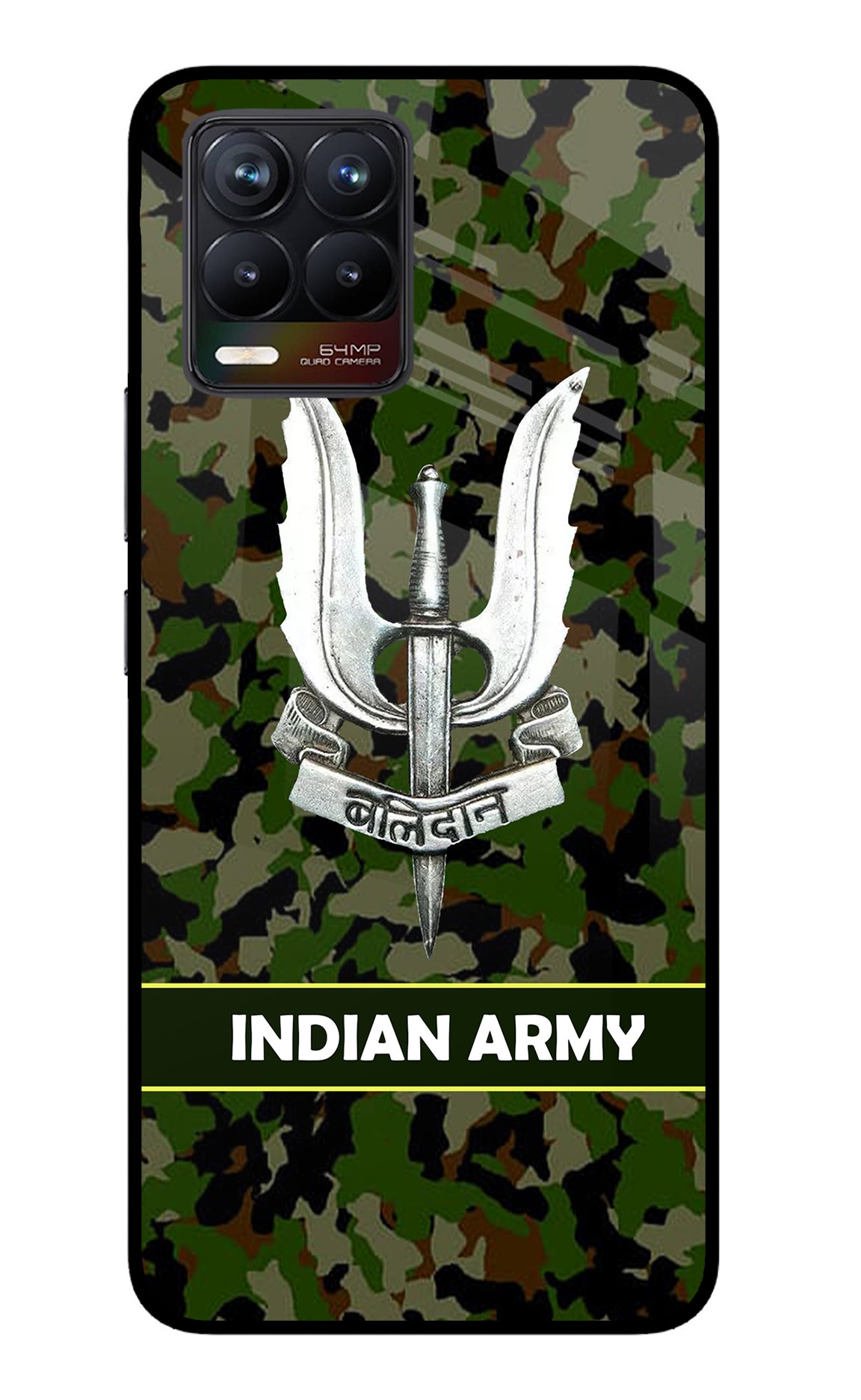 Balidan Indian Logo Realme 8/8 Pro (not 5G) Back Cover