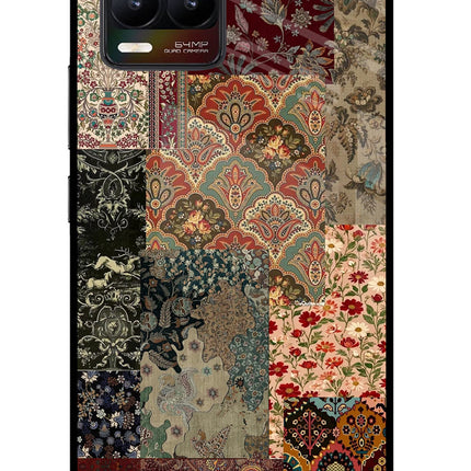 Desi Print Realme 8/8 Pro (not 5G) Glass Case Back Cover by Casekaro