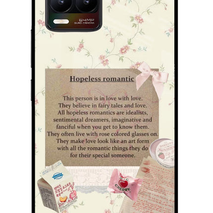 Hopeless Romantic Realme 8/8 Pro (not 5G) Glass Case