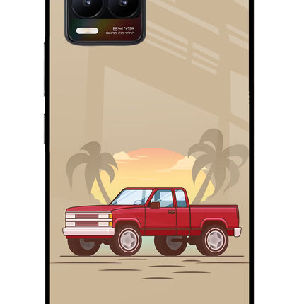 Desert Classic Drive Realme 8/8 Pro (not 5G) Glass Case Back Cover by Casekaro