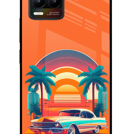 Palm Drive 80s Realme 8/8 Pro (not 5G) Glass Case