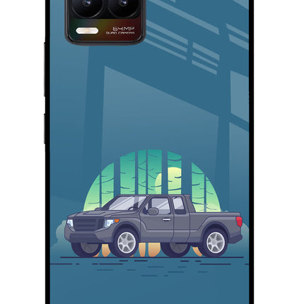 Retro Garage Vibe Realme 8/8 Pro (not 5G) Glass Case