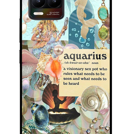 Aquarius Zodiac Realme 8/8 Pro (not 5G) Glass Case