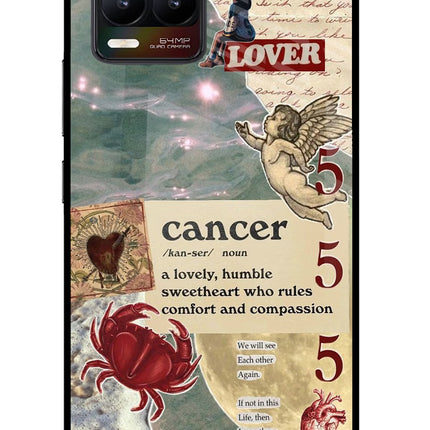 Cancer Zodiac Realme 8/8 Pro (not 5G) Glass Case