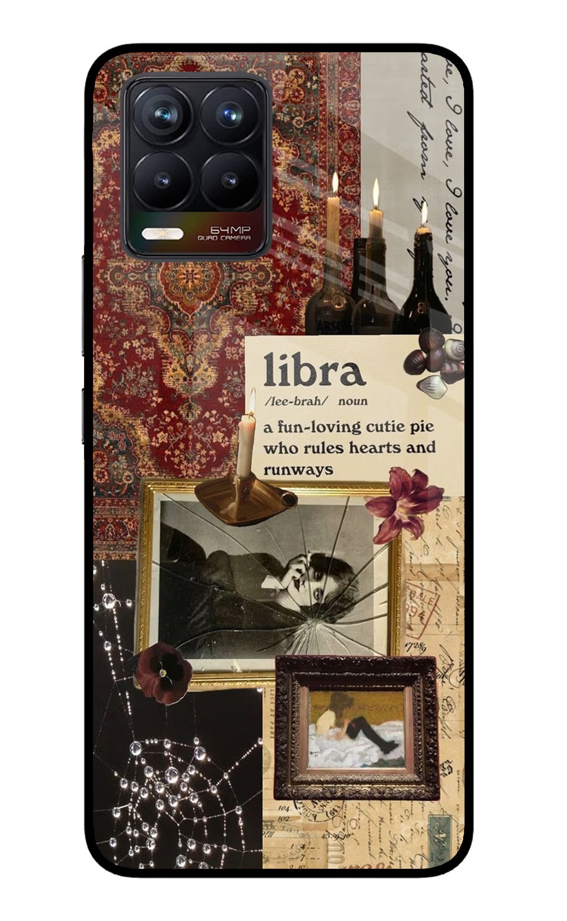 Libra Zodiac Realme 8/8 Pro (not 5G) Glass Case Back Cover by Casekaro