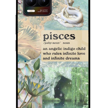 Pisces Zodiac Realme 8/8 Pro (not 5G) Glass Case
