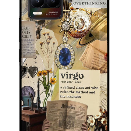 Virgo Zodiac Realme 8/8 Pro (not 5G) Glass Case Back Cover by Casekaro