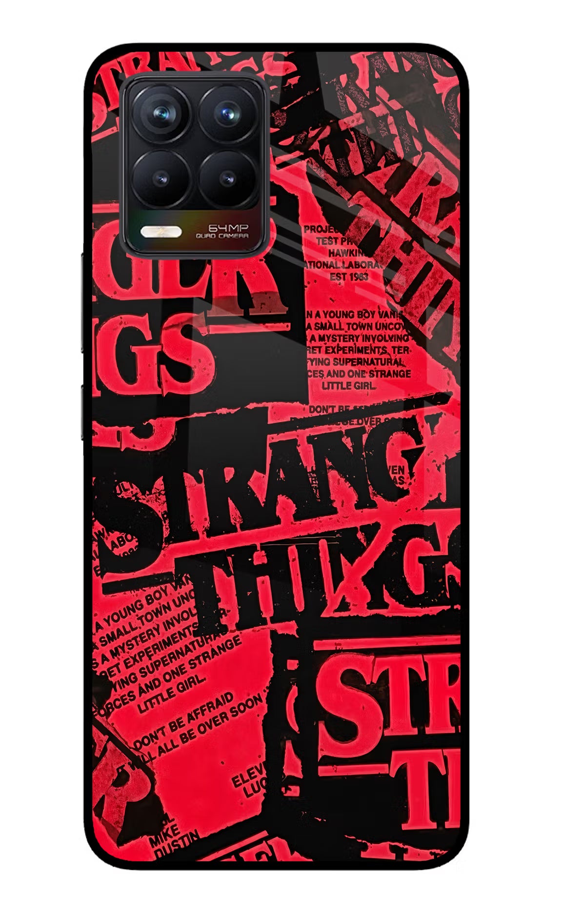 Ordinary Things Realme 8/8 Pro (not 5G) Glass Case Back Cover by Casekaro