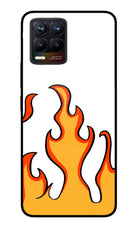 Fired Up – White Realme 8/8 Pro (not 5G) Glass Case