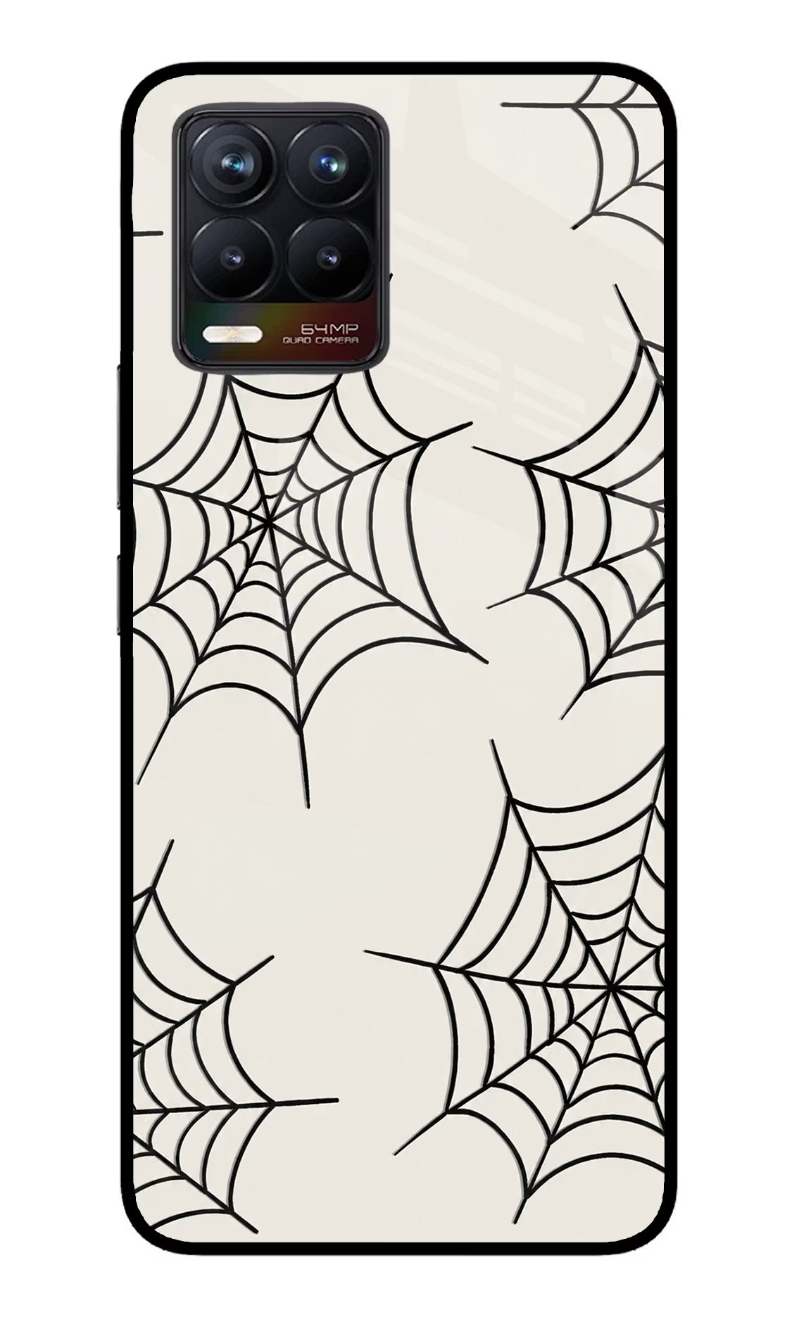 Spider Web Realme 8/8 Pro (not 5G) Glass Case