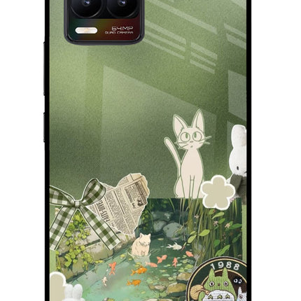 Aesthetic anime Realme 8/8 Pro (not 5G) Glass Case