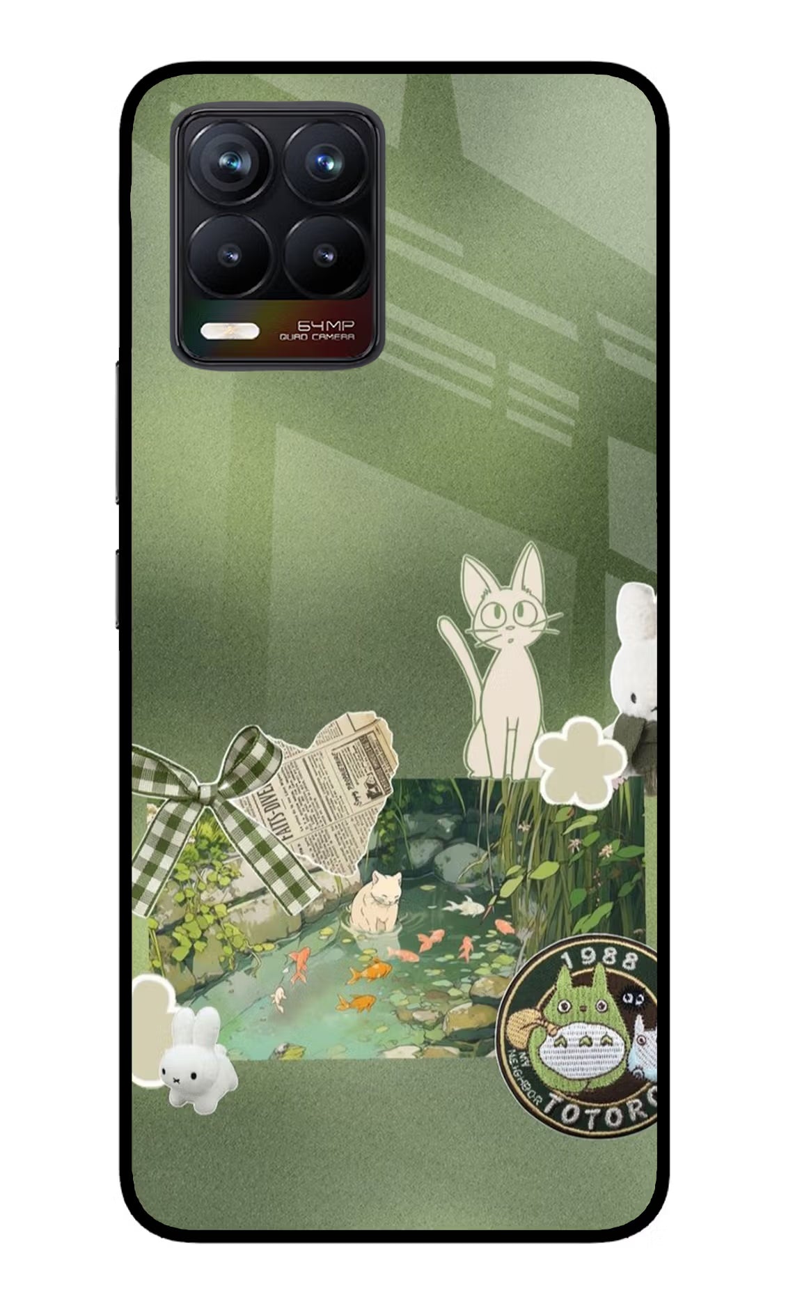 Aesthetic anime Realme 8/8 Pro (not 5G) Glass Case
