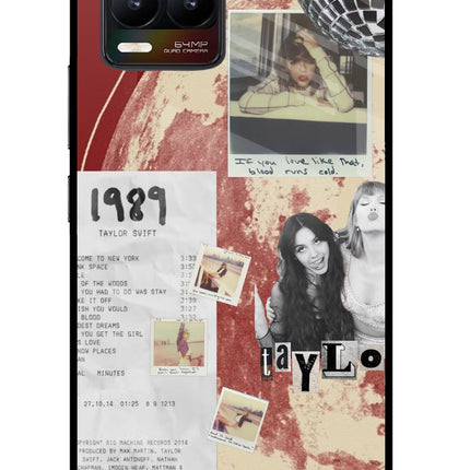 Taylor Swift Realme 8/8 Pro (not 5G) Glass Case