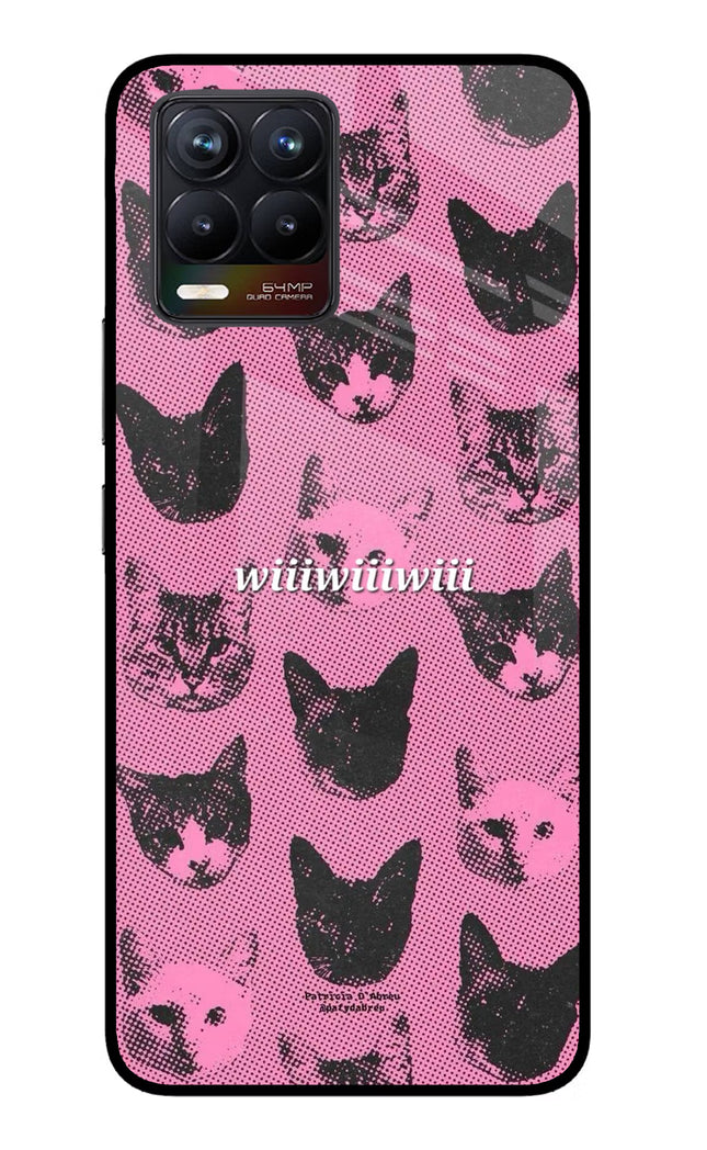 Pink Cats Realme 8/8 Pro (not 5G) Glass Case