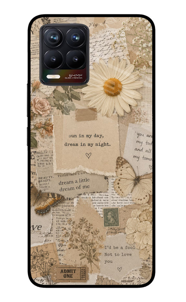 Vintage case Realme 8/8 Pro (not 5G) Glass Case