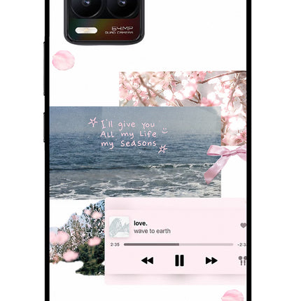 Wave to earth Realme 8/8 Pro (not 5G) Glass Case