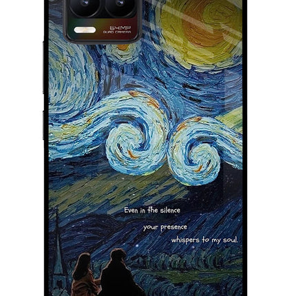 Softcore Realme 8/8 Pro (not 5G) Glass Case Back Cover by Casekaro