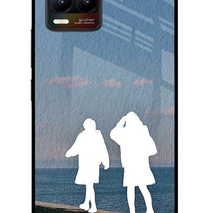 Coastal Dream Realme 8/8 Pro (not 5G) Glass Case Back Cover by Casekaro