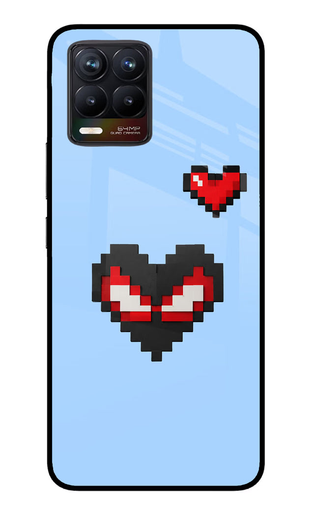 Peter Heart Realme 8/8 Pro (not 5G) Glass Case