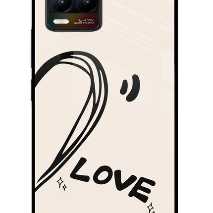 Soul Line Realme 8/8 Pro (not 5G) Glass Case Back Cover by Casekaro
