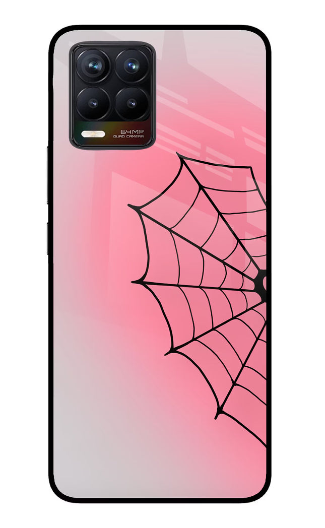 Pink Web Realme 8/8 Pro (not 5G) Glass Case