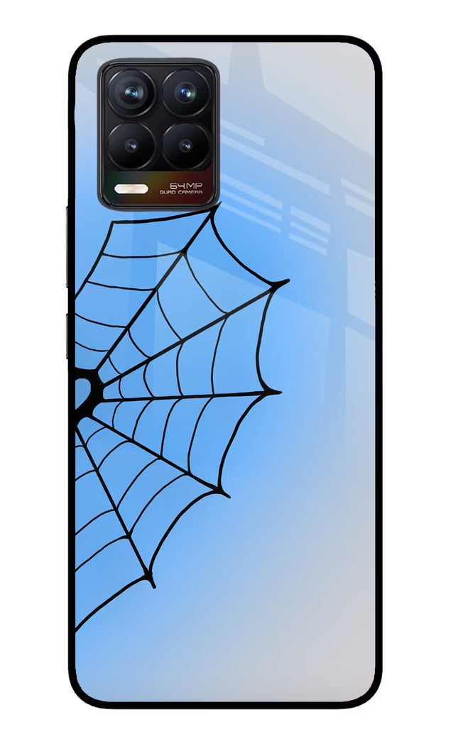 Blue Web Realme 8/8 Pro (not 5G) Glass Case