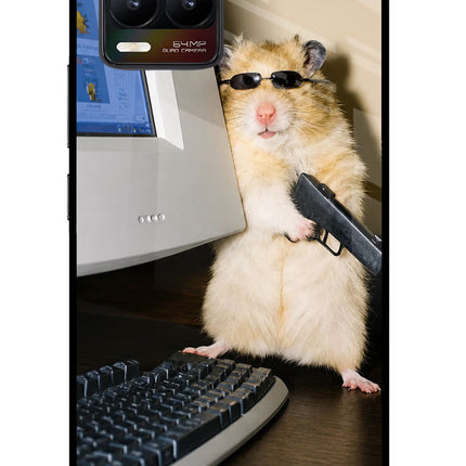 Hacker Hamster Realme 8/8 Pro (not 5G) Glass Case