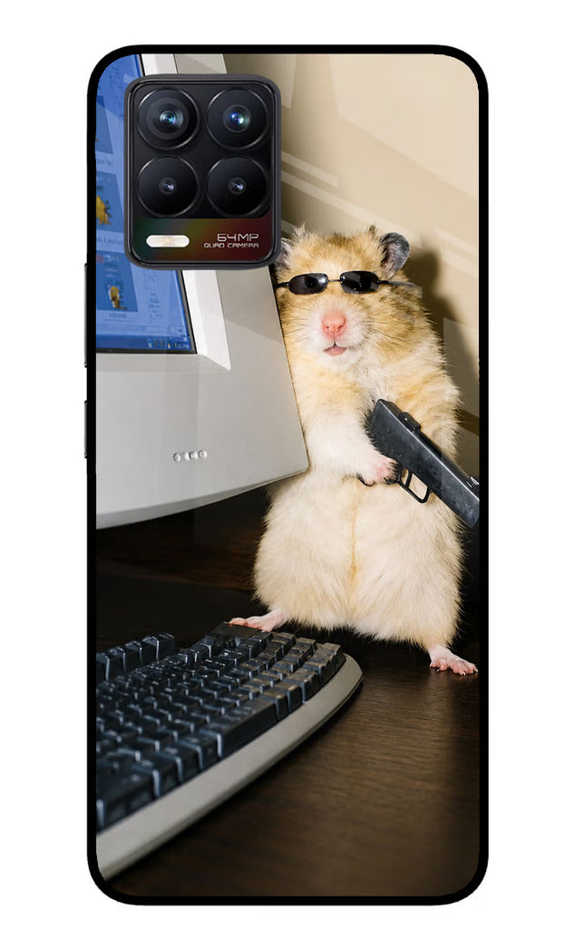 Hacker Hamster Realme 8/8 Pro (not 5G) Glass Case