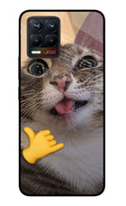 Silly Cat Call Realme 8/8 Pro (not 5G) Glass Case