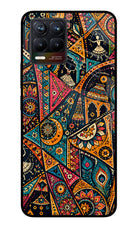 Folk Print Realme 8/8 Pro (not 5G) Glass Case