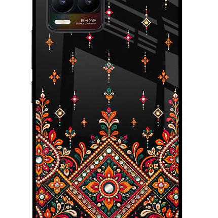 Noir Mehfil Realme 8/8 Pro (not 5G) Glass Case